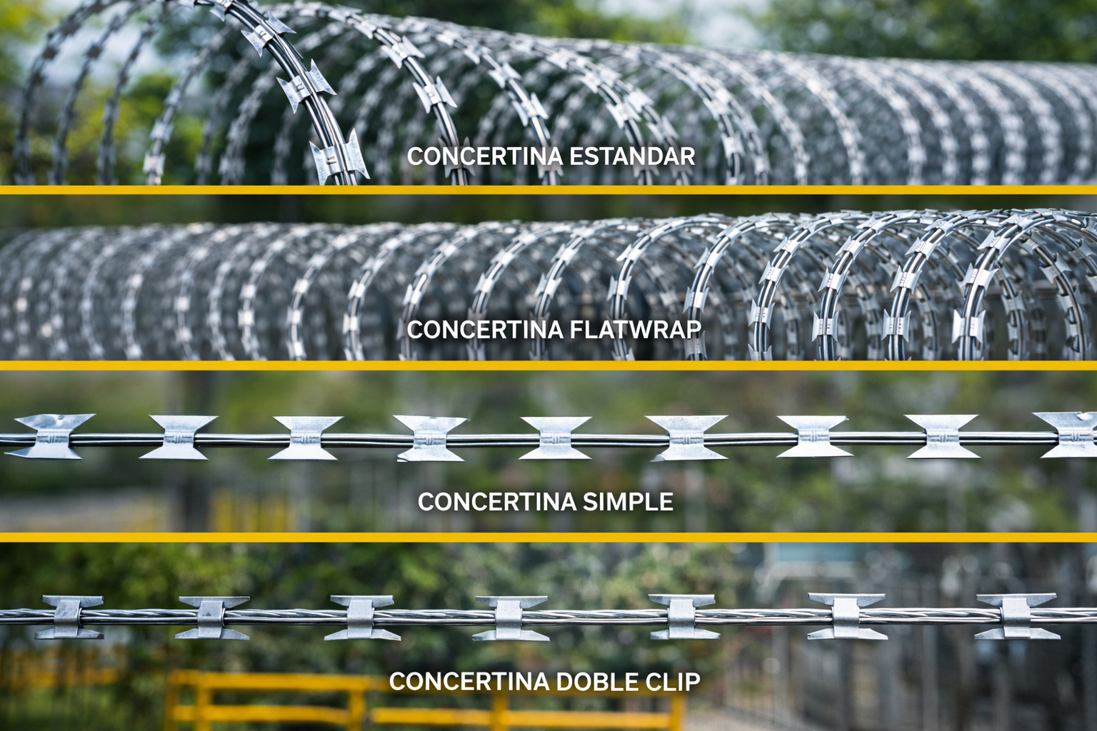 TIPOS DE CONCERTINA TIPOS DE CONCERTINA